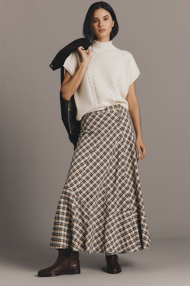 Maeve Cable-Knit Wool Blend Sweater Vest #4
