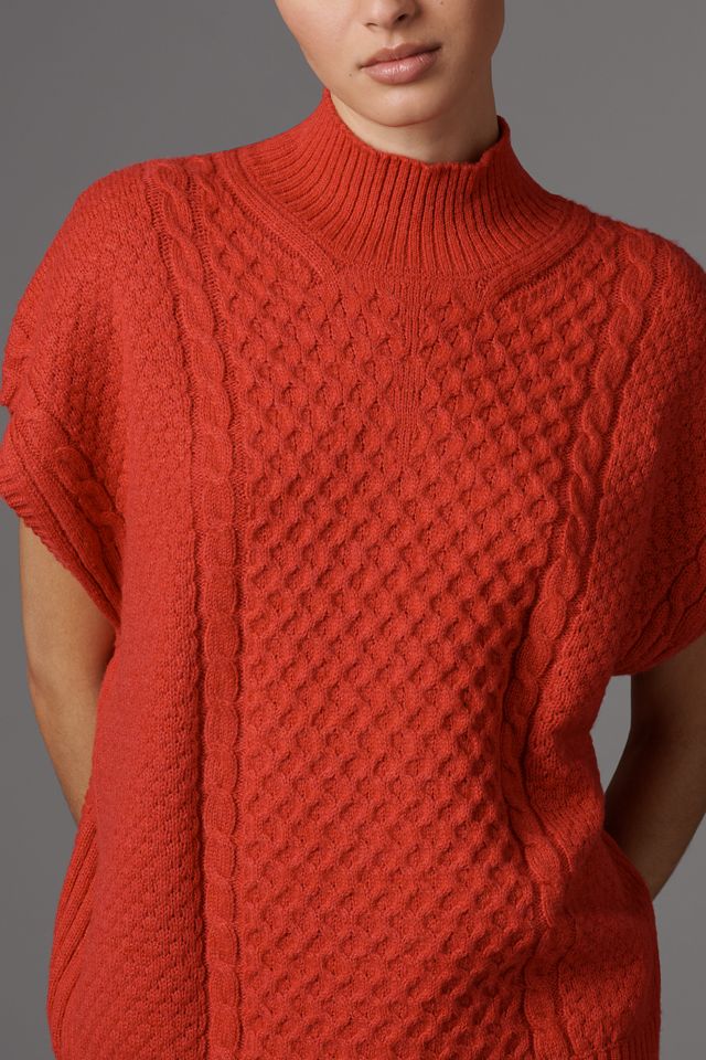Maeve Cable-Knit Wool Blend Sweater Vest #3