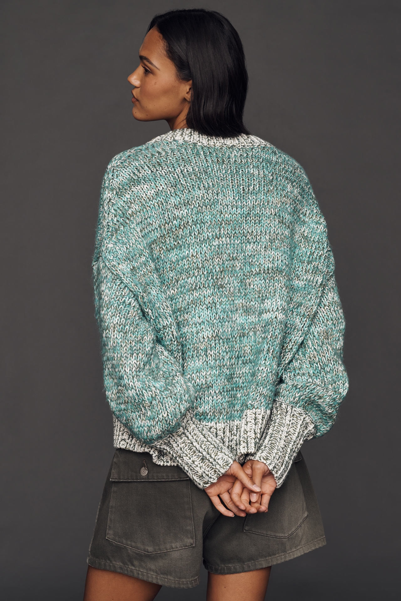 Maeve Oversized Crew-Neck Sweater