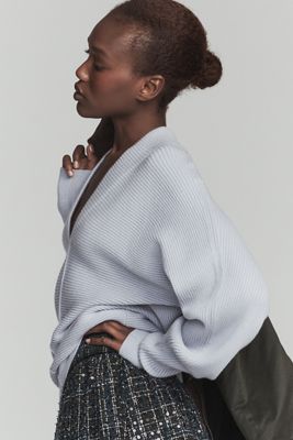 Maeve Half-Zip Twofer Mock-Neck Sweater | Anthropologie