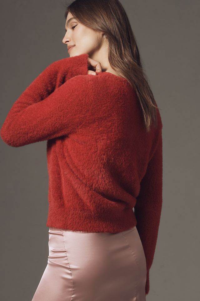 The Juliet Plush Eyelash Cardigan Sweater #4
