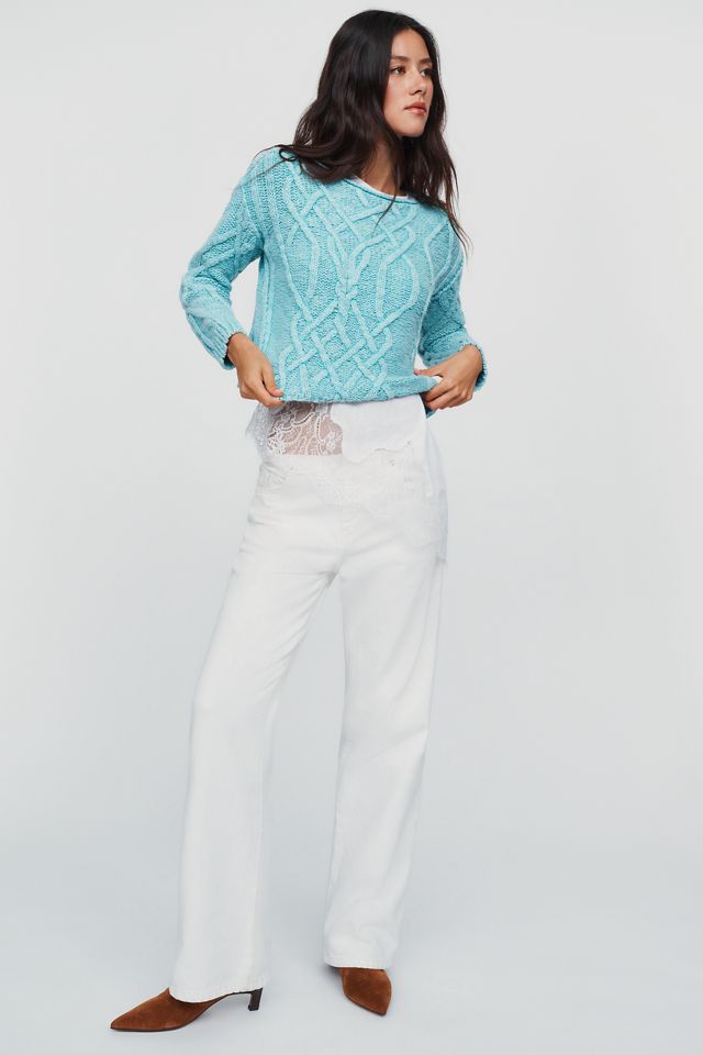 Pilcro Kirby Cable Knit Sweater #4