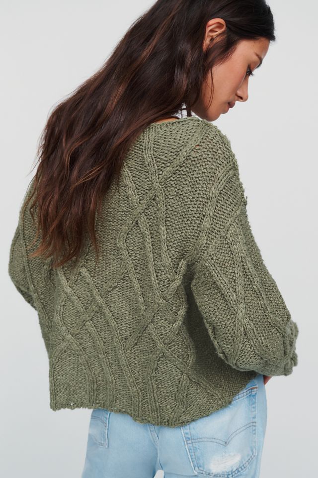 Pilcro Kirby Cable Knit Sweater #2
