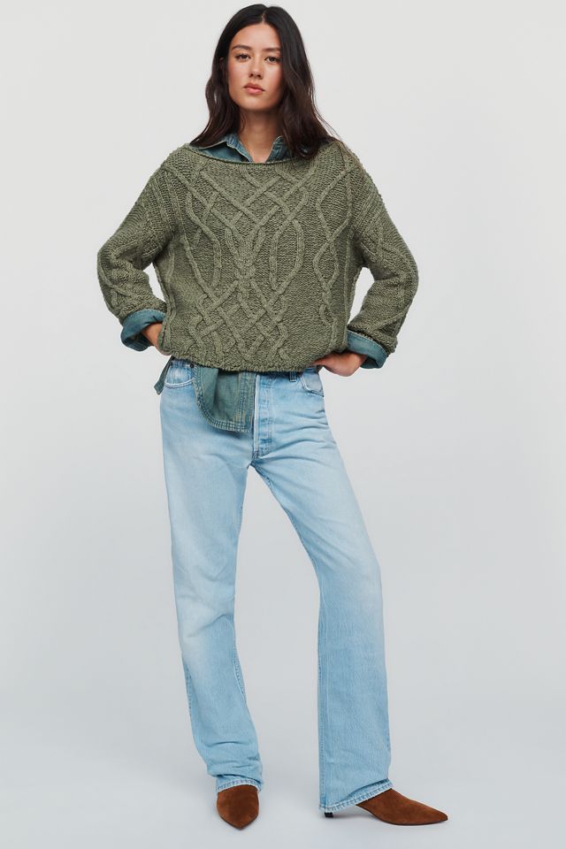 Pilcro Kirby Cable Knit Sweater #3