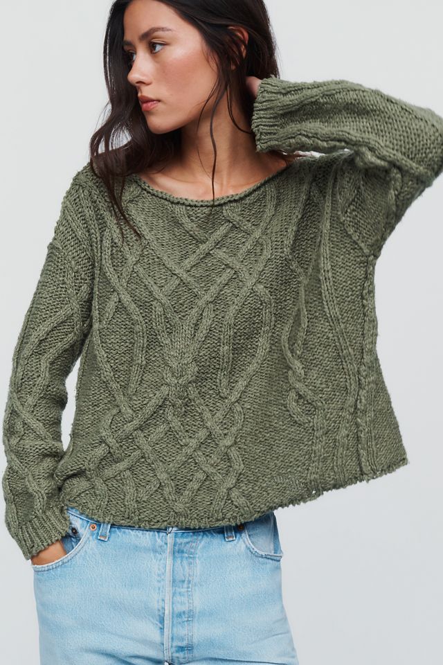 Pilcro Kirby Cable Knit Sweater #4