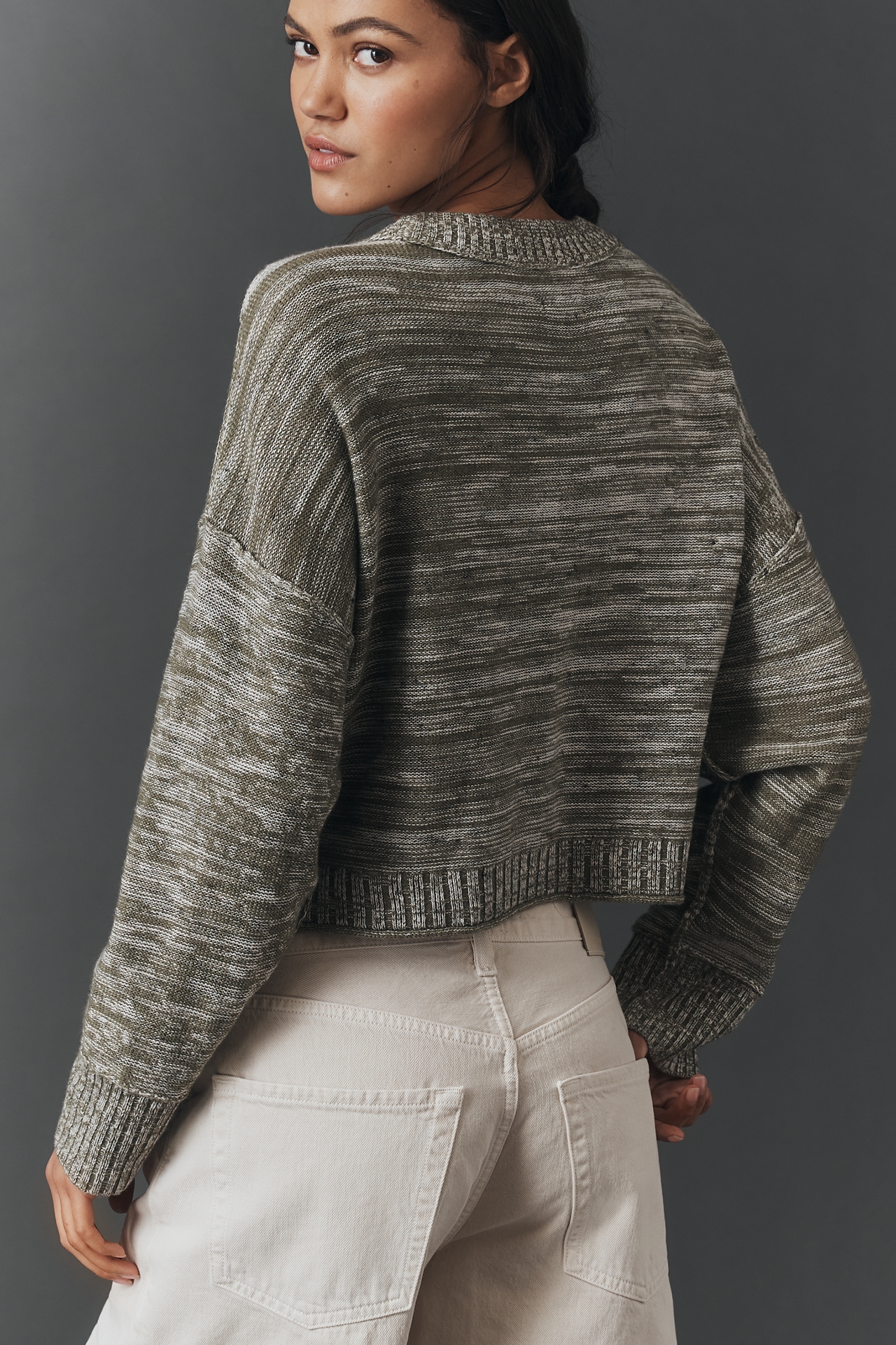 The Goldie Wool Blend Long-Sleeve Crew-Neck Sweater