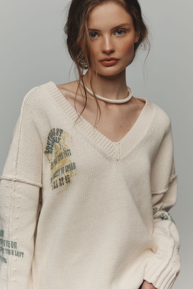 Pilcro Long Sleeve Oversized Sweater #2