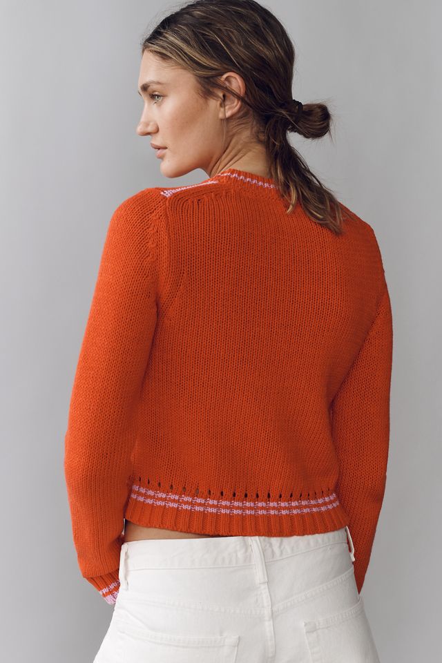 Maeve Cotton-Linen Crew-Neck Jumper #1