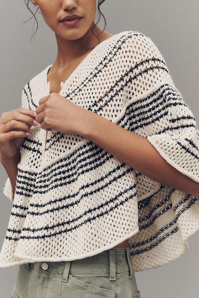 Maeve Crochet Cardigan Cape #3