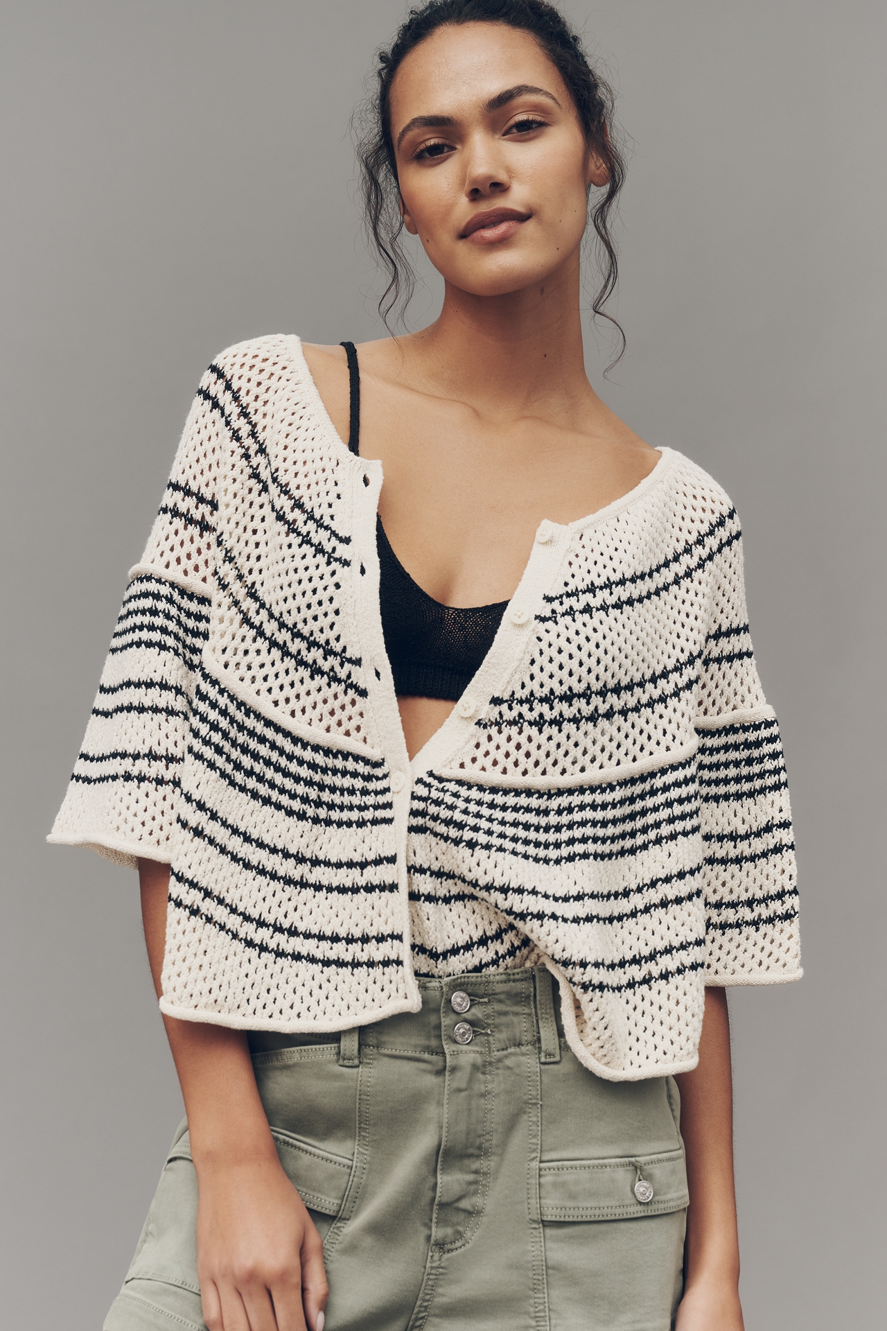 Maeve Crochet Cardigan Cape