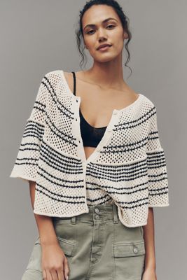 Maeve Crochet Cardigan Cape