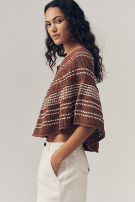 Crochet Cardigan Cape