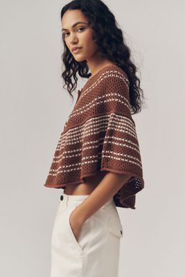 Maeve Crochet Cardigan Cape