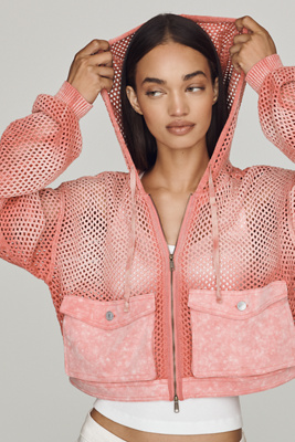 Pilcro Zip-Up Hooded Sweatshirt | Anthropologie