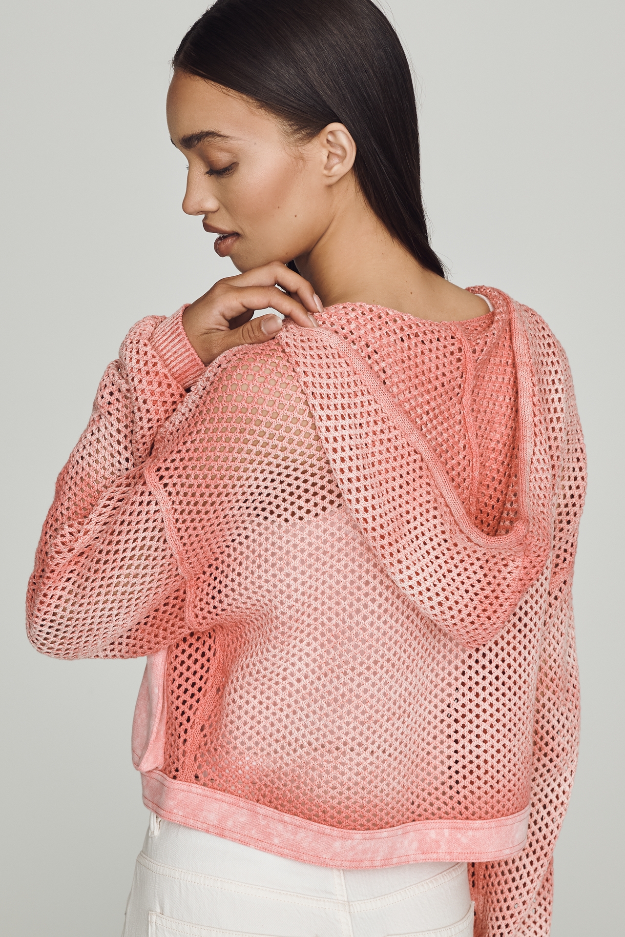 Pilcro Zip-Up Hooded Sweatshirt
