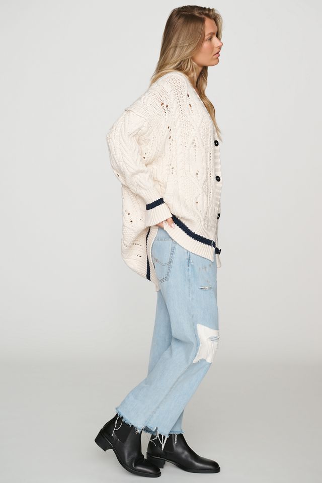 Pilcro Cable-Knit Cardigan Sweater #2