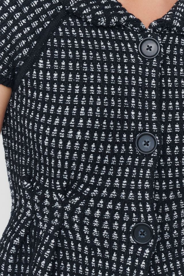 Maeve Short-Sleeve Peplum Sweater #1