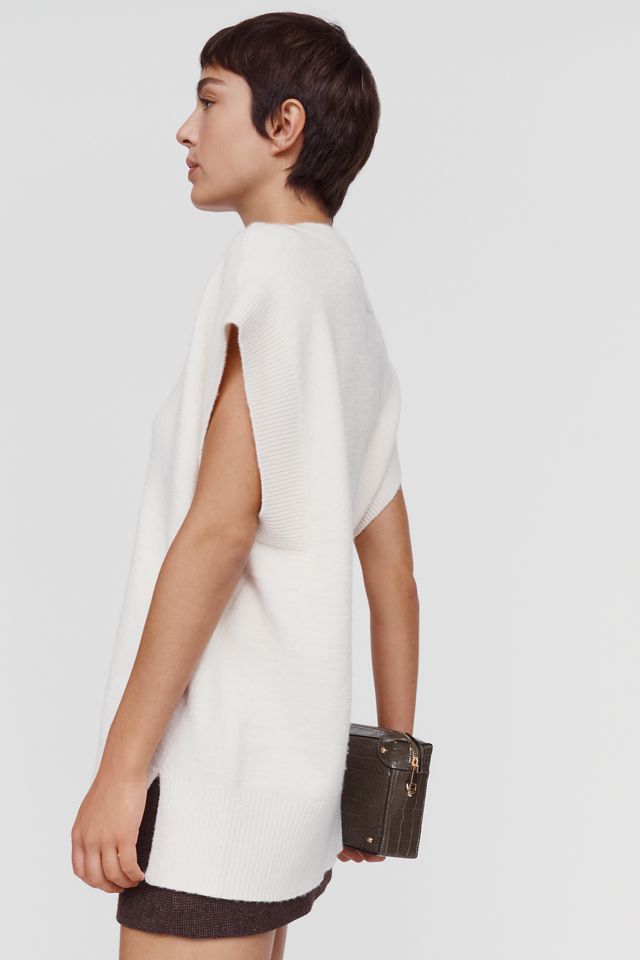 Maeve Oversized V-Neck Sweater Vest  #2