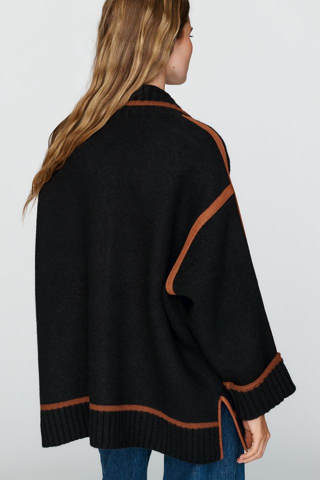 By Anthropologie Oversized Collared Cardigan #1
