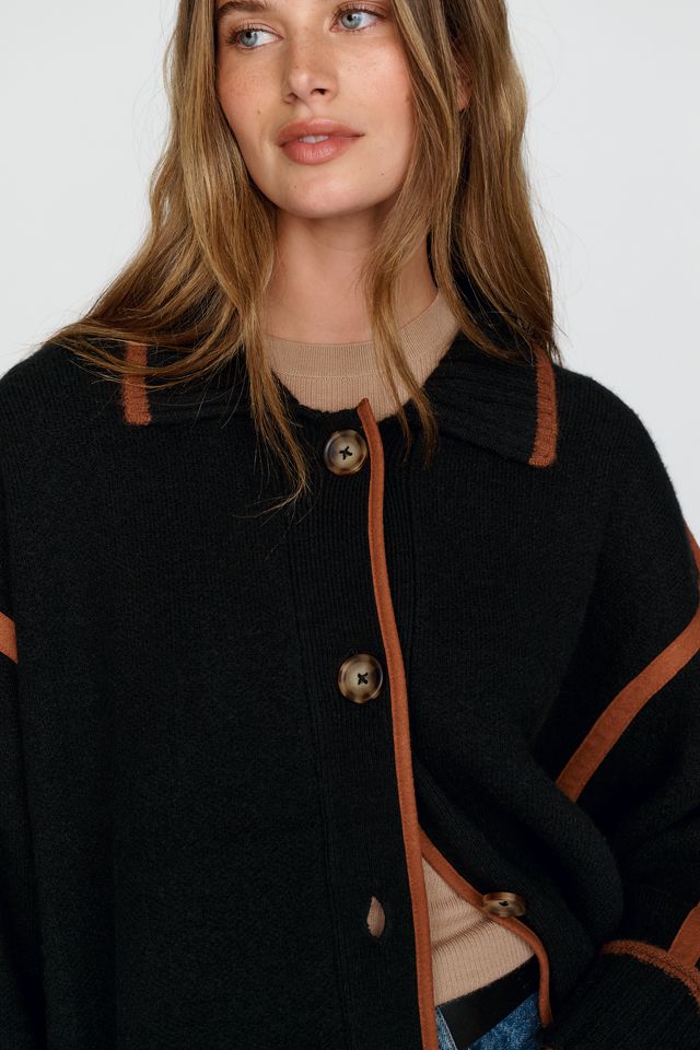 By Anthropologie Oversized Collared Cardigan #3