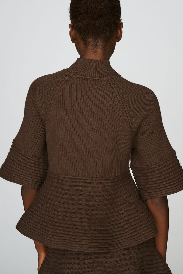 Maeve Merino Wool Blend Mock Neck Sweater #2