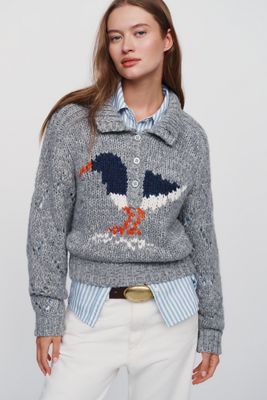 Pull à col graphique Pilcro