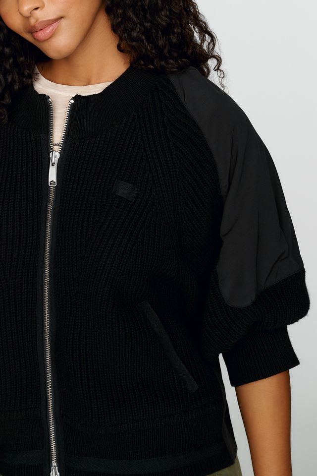 Pilcro Cotton Wool Blend Zip Up Cardigan #8