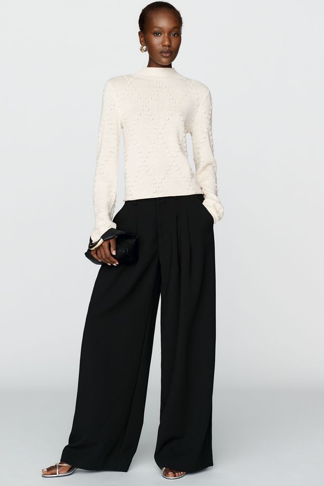 Maeve Cotton Wool Mock Neck Sweater #2