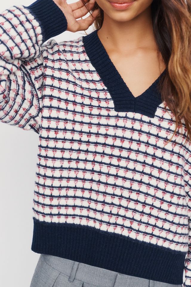Maeve Cotton Wool Blend V Neck Sweater #2