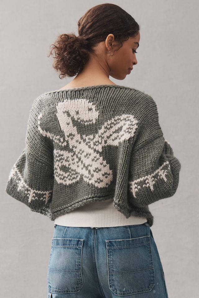Pilcro Chunky Knit Cardigan Sweater #1
