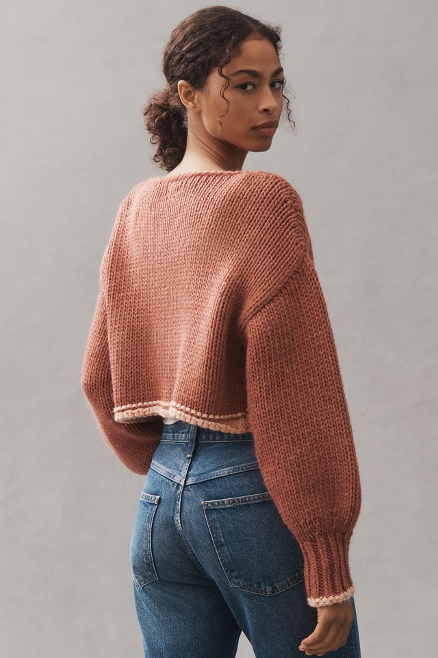 Pilcro Chunky Knit Cardigan Sweater