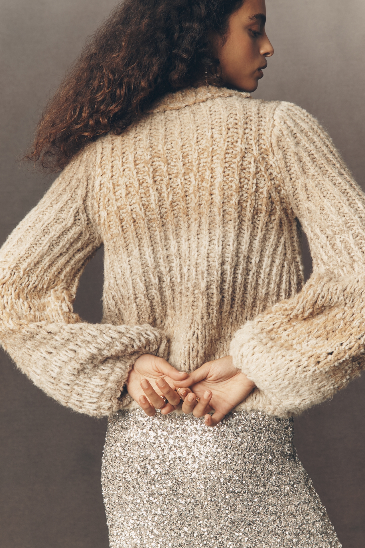 Pilcro Chunky Ombre Pullover Sweater