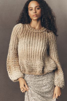 Pilcro Chunky Ombre Pullover Sweater