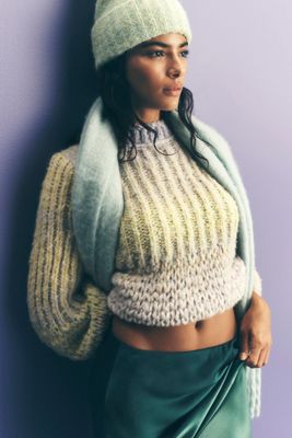 Pilcro Chunky Ombre Pullover Sweater