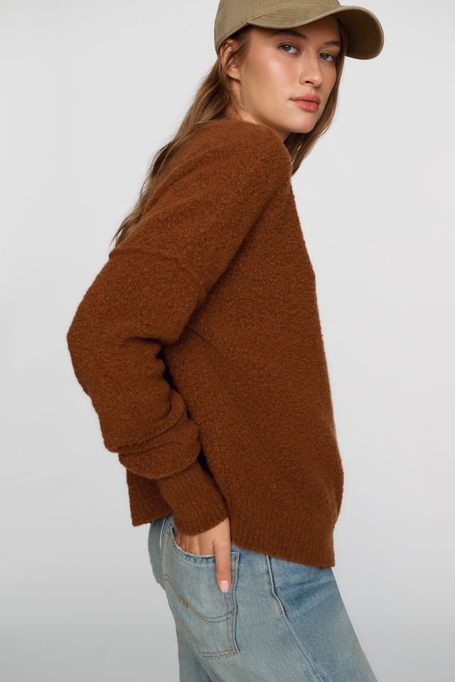 By Anthropologie Wool Blend Off Shoulder Sweater #1