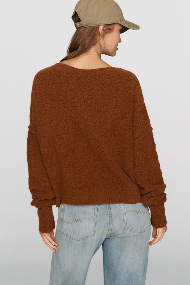 By Anthropologie Wool Blend Off Shoulder Sweater #2