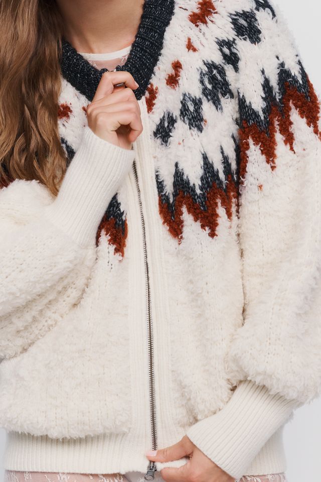 By Anthropologie Wool Blend Fair Isle Sweater #3