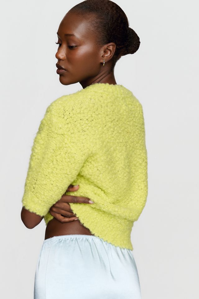 Maeve Wool Blend Textured Tee #1