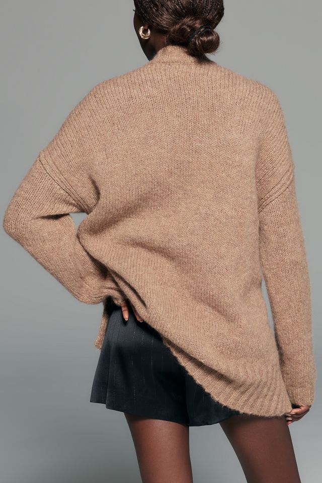 Maeve Wool Blend Oversized Sweater | Anthropologie