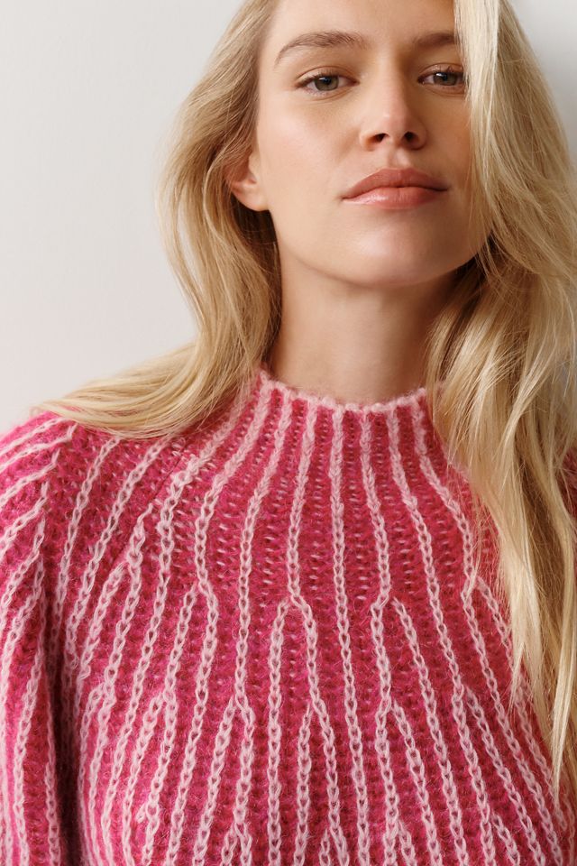 Maeve Wool Blend Mock Neck Sweater #1
