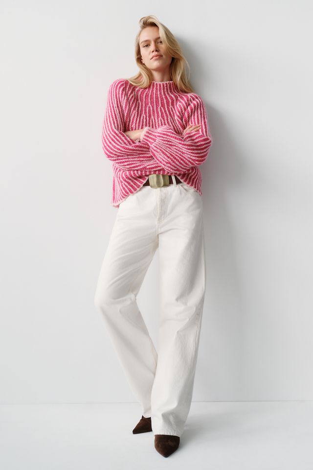 Maeve Wool Blend Mock Neck Sweater #4