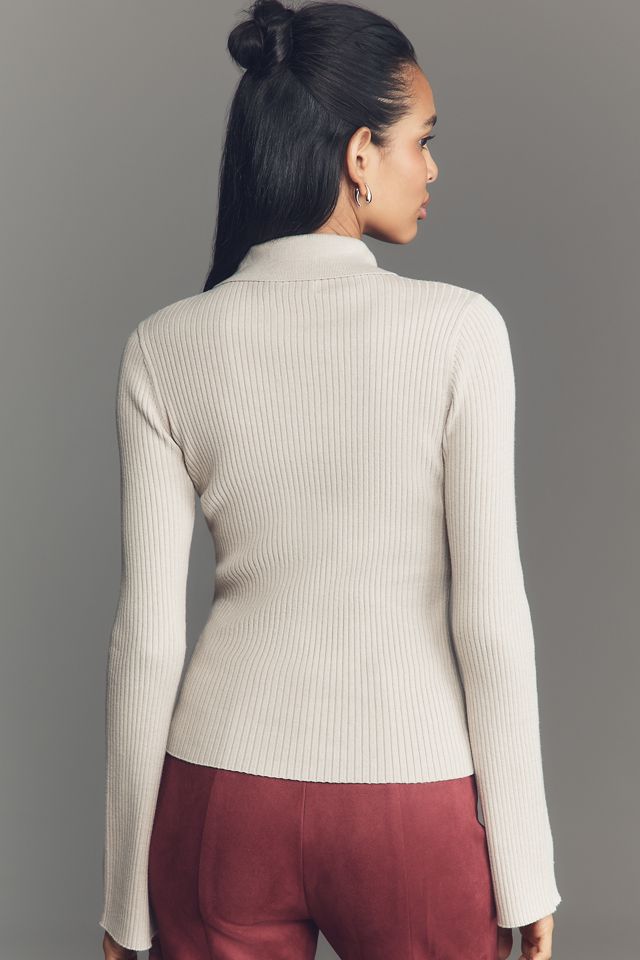 Nude Lucy Betina Zip-Front Cardigan Sweater #1