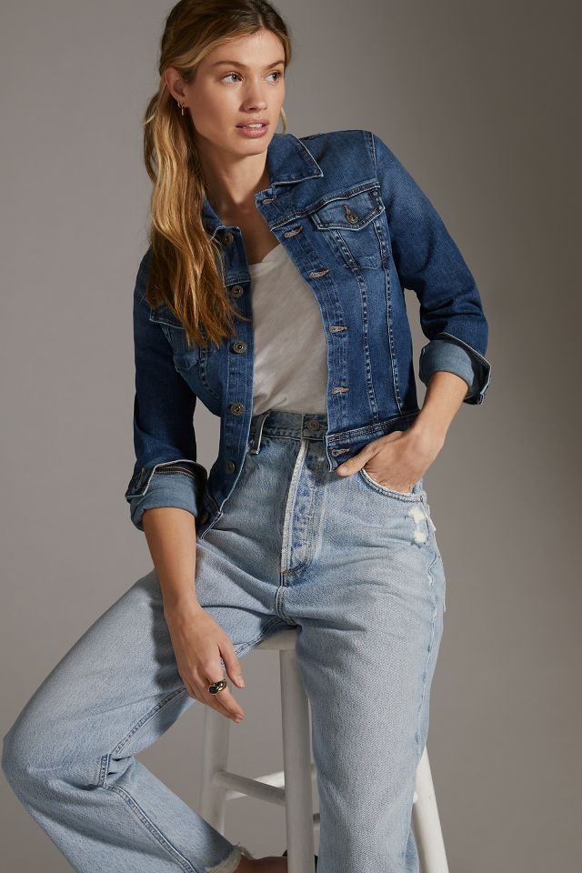 Anthropologie hot sale denim jacket