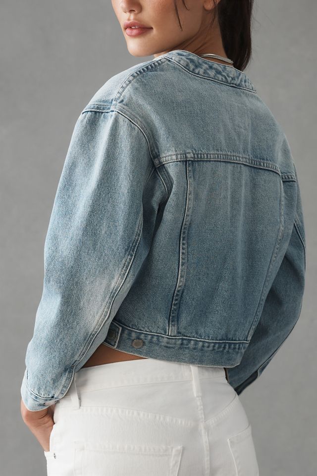 AG Alanna Crop Denim Jacket #1