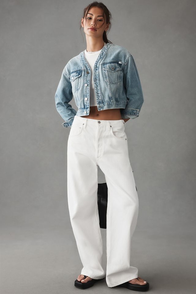 AG Alanna Crop Denim Jacket #2
