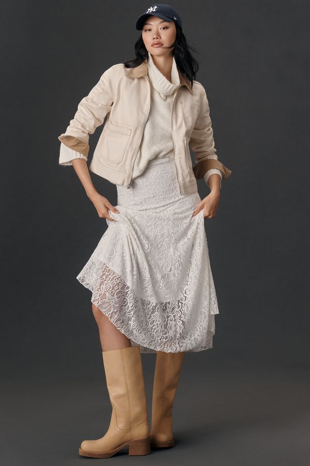 AG Jo Denim Zip-Front Cropped Chore Jacket #2