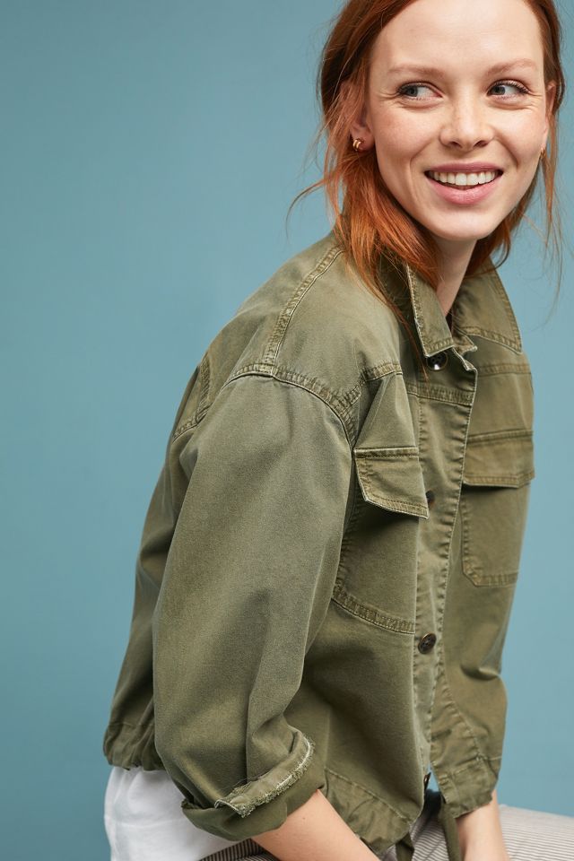 Embroidered Military Jacket