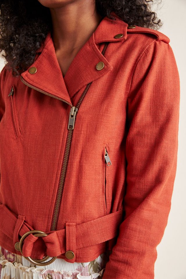 Frye x Anthropologie Vita Moto Jacket #1