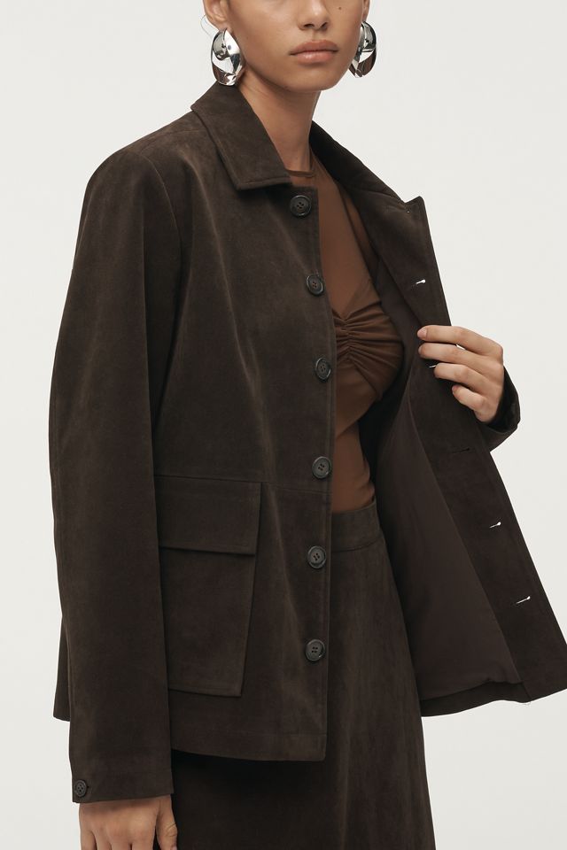 Joe's Jeans Faux-Suede Chore Jacket #3