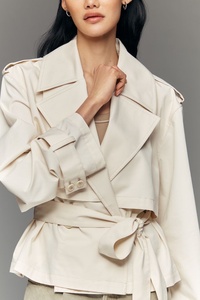 Joe's Jeans The Liz Cropped Trench Coat #3